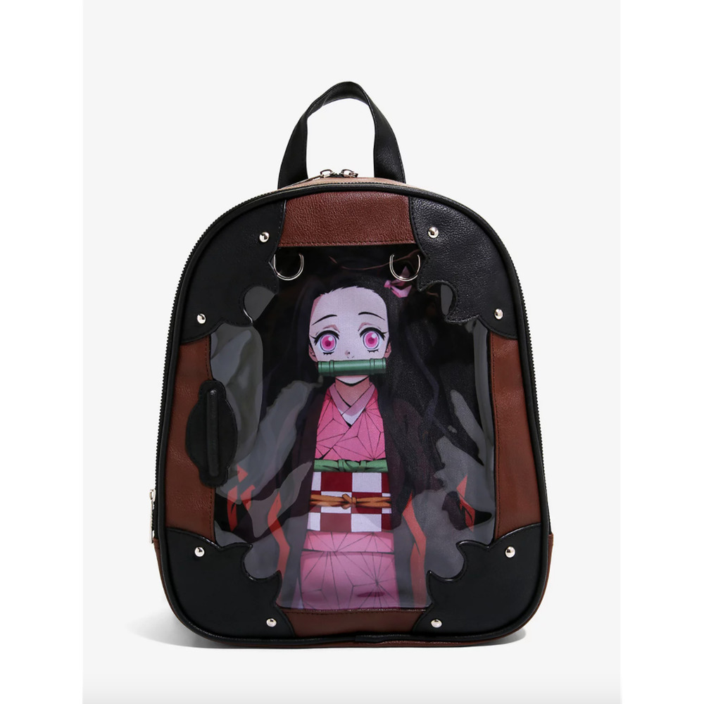 Demon Slayer: Kimetsu No Yaiba Pin Collector Mini Backpack Nezuko "NWT"